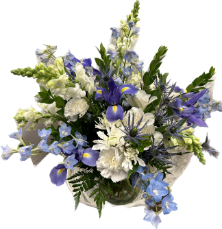 Beautiful blue bouquet