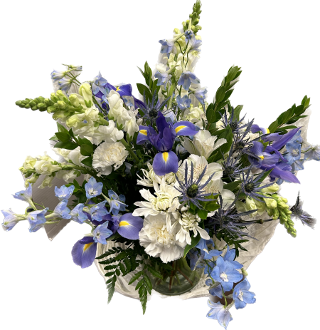 Beautiful blue bouquet