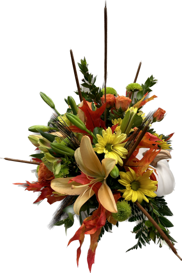 Fall pumpkin bouquet