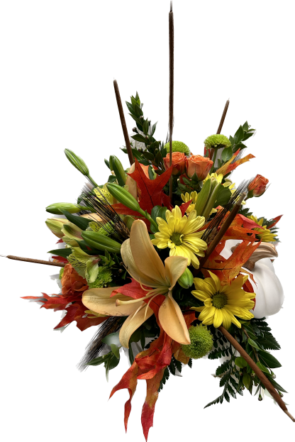 Fall pumpkin bouquet