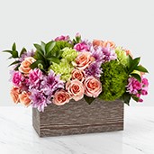 Purple and pink summer bouquet